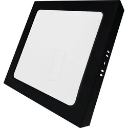 LUXULA LX300284 - LED Aufbau Downlight schwarz, 6W, IP44, 600lm, CCT