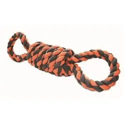 Happy Pet Nuts For Knots Extreme Spoel 8 Vorm Tugger Grijs / Oranje (Kauspielzeug Hund), Hundespielzeug