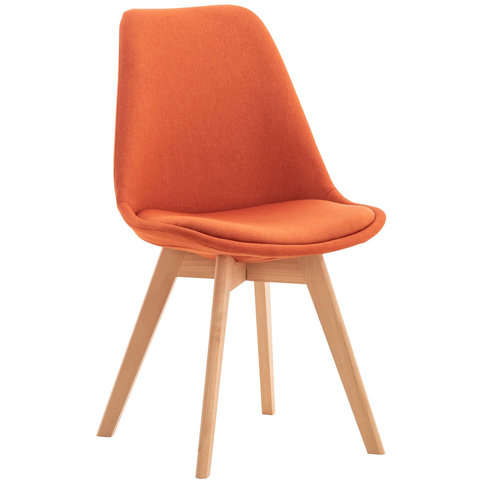 CLP Stuhl Linares Stoff Farbe: orange, Material: Stoff