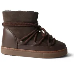 Inuikii für Damen. 1001.003.0122 Lederstiefel Classic braun (37), Wohnung, Schnürsenkel, Lässig