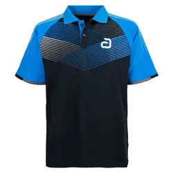 andro Shirt Avos Baumwolle schwarz/blau 5XL - 5XL