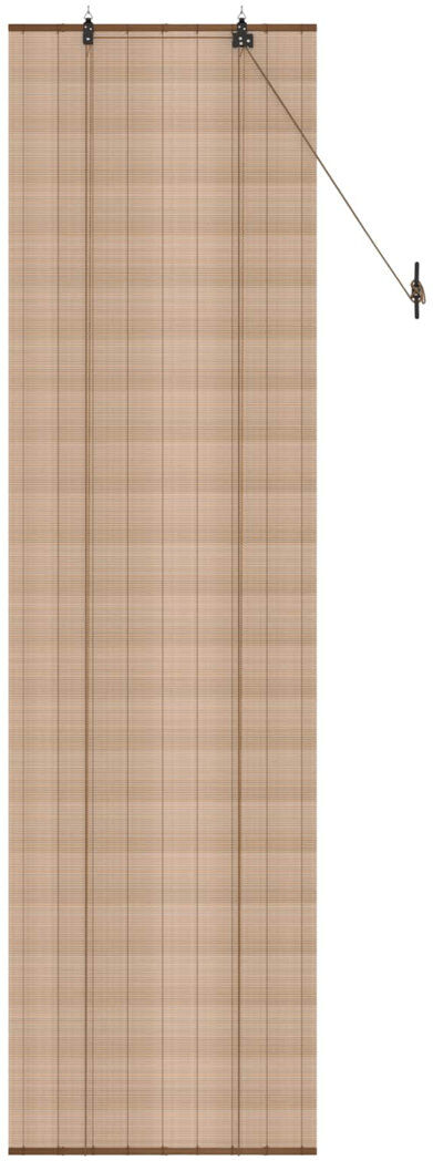 Highland Dunes Bamboo Roller shade Brown 70cm W X 220cm L