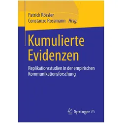 Kumulierte Evidenzen, Fachbücher von Constanze Rossmann, Patrick Rössler