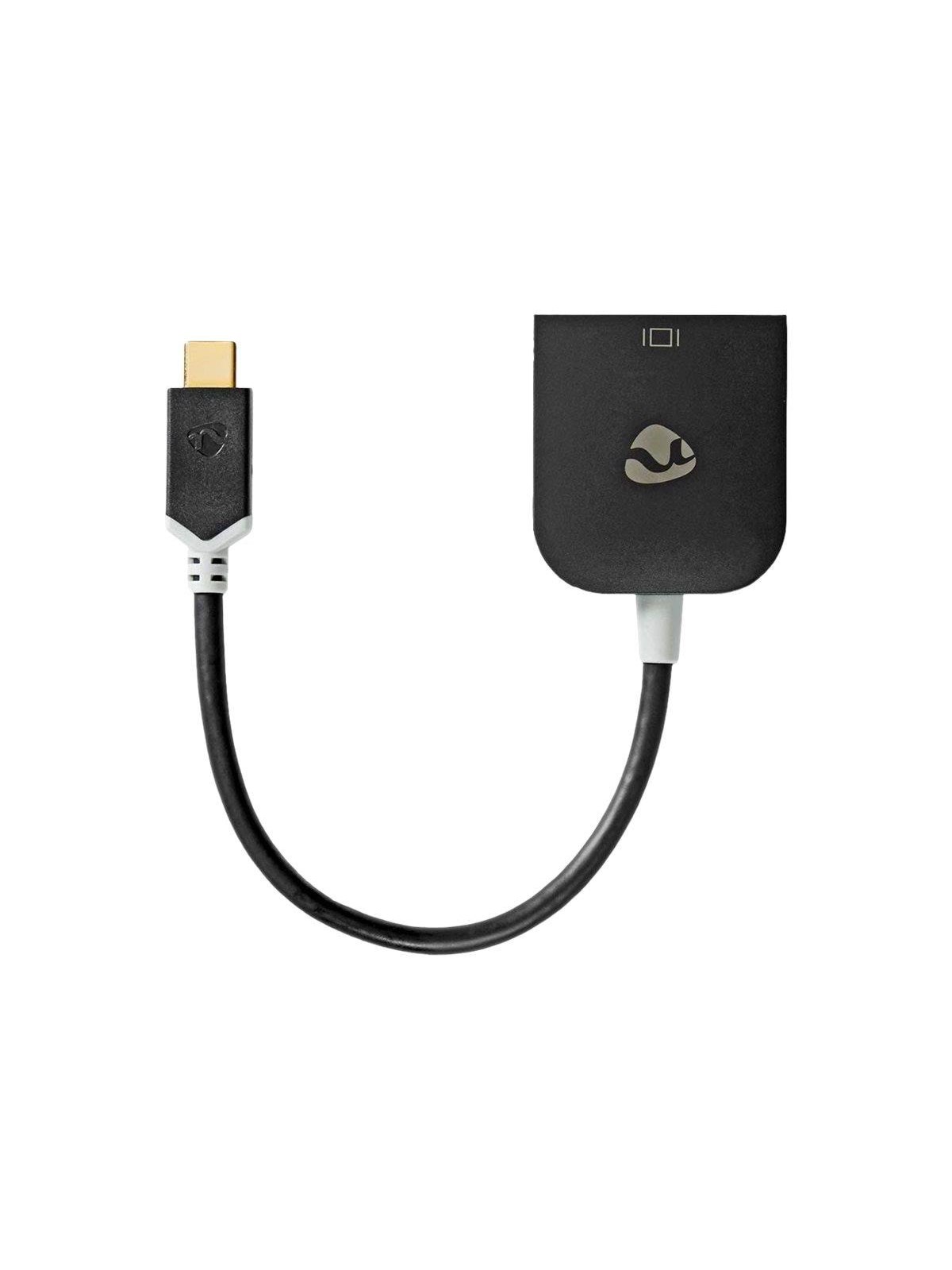 Nedis USB-C 3.1 Adapter Cable - USB / VGA adapter - 24 pin USB-C to HD-15 (VGA) - 20 cm