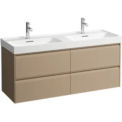 LAUFEN MEDA Waschtischunterbau, 4 Schubladen, inklusive Ordnungssystem, zu H814112, 1284x448x515mm, H4216440114651, Farbe: Cappucino