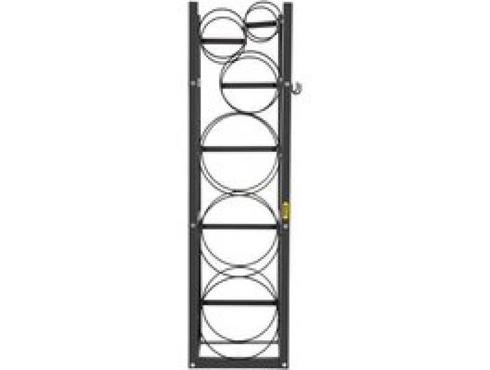 VEVOR Stockage Bouteille de Gaz Capacité 3x13,6 kg et 3 Autres Petites, Rack pour Bouteille de Fluide Frigorigène en Acier au Carbone, pour Rangement des Bouteilles d'Oxygène, d'Azote, de Réfrigérant