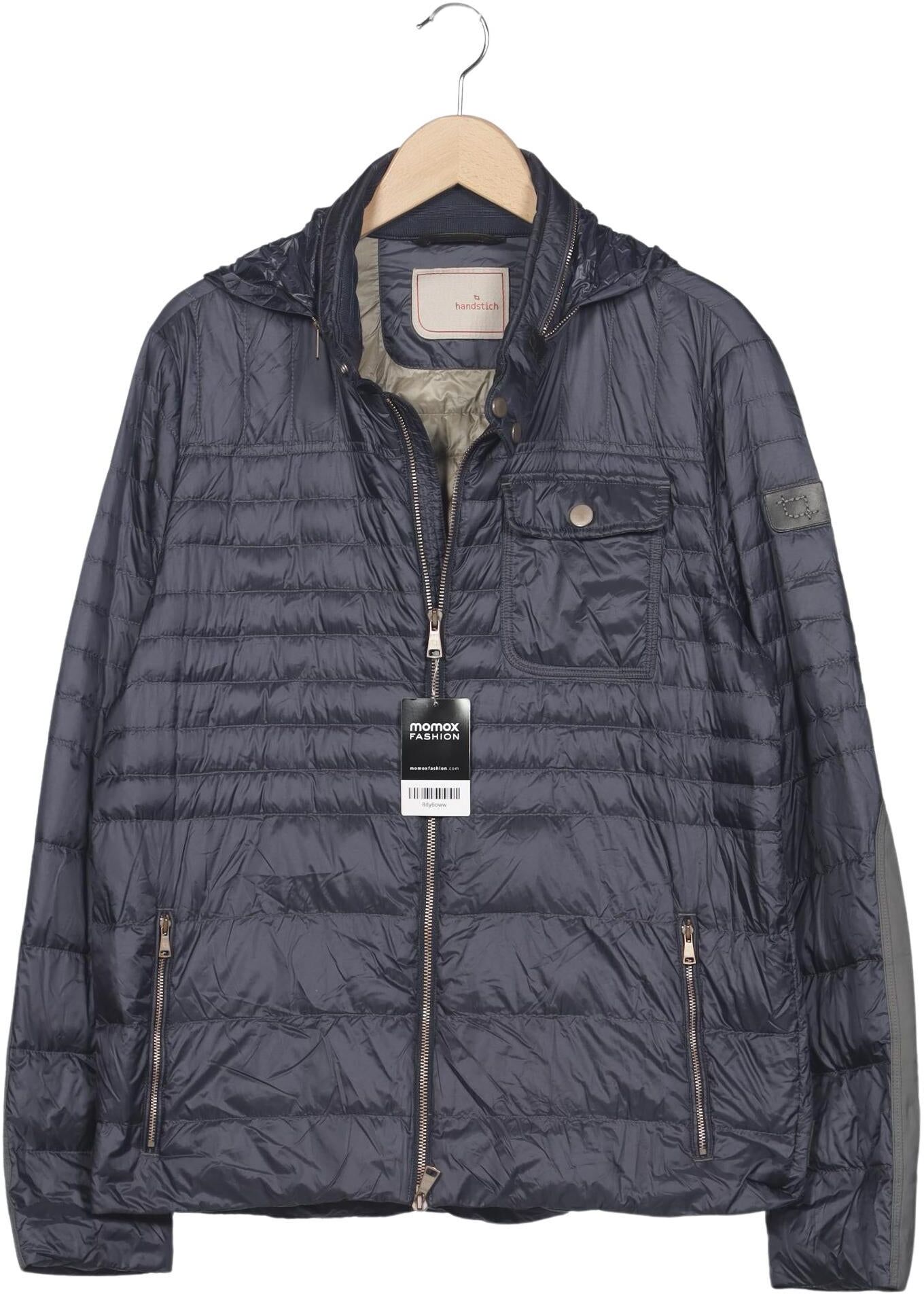 handstich Herren Jacke, Marineblau, Gr. EU 52, Synthetik / Daunen - Second Hand