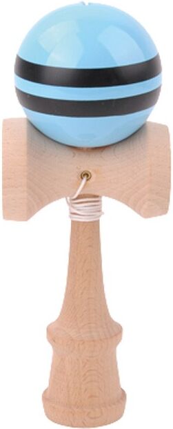Loisirs Nouveaux Kendama Hêtre boule 6 cm boule bleue avec bande noir