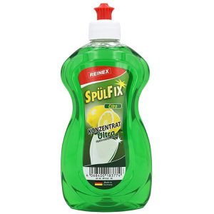 Reinex Spülmittel Spülfix Ultra, Citro, Konzentrat, höchste Fettlösekraft, Flasche, 500 ml