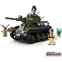 Sluban World War II Allied Cavalry Panzer M38-B0686