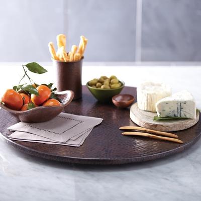 Native Trails Hammered Antique Copper 20-inch Lazy Susan