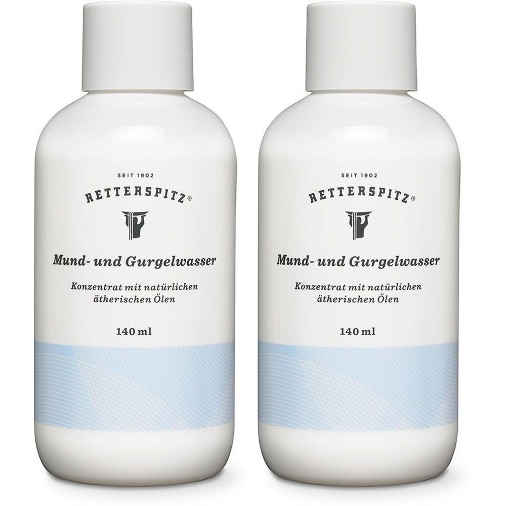 Retterspitz Mund U Gurgel x2 2x140 ml Flüssigkeit