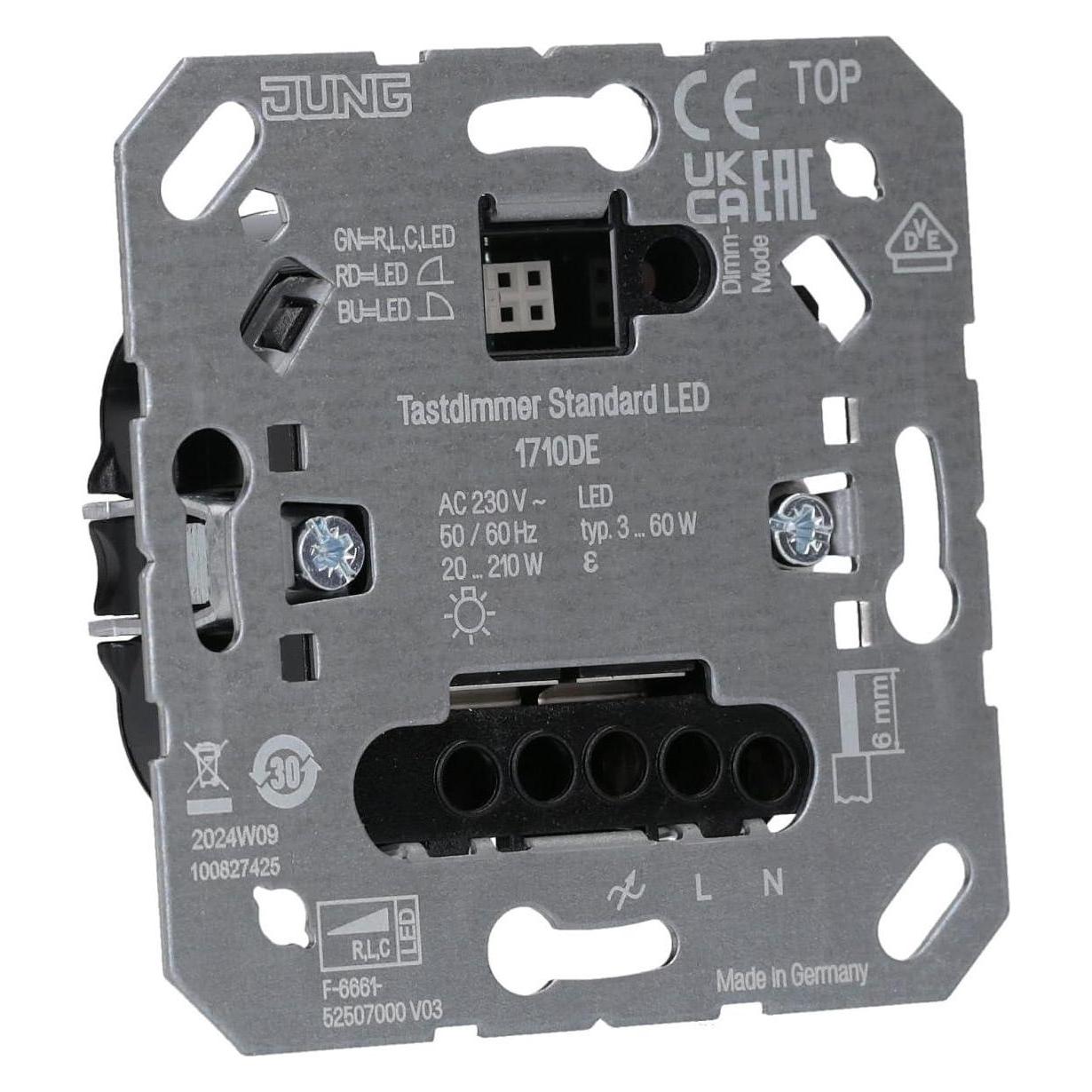 JUNG Tastdimmer Std.LED 1710DE (1710DE)