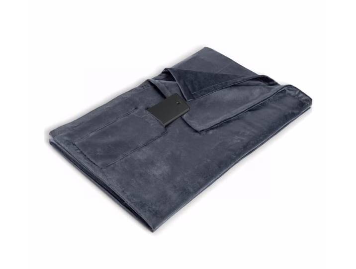 Stylies Comfort & Care ST30006 Kuschel-Wärmedecke – Heizdecke/Wärmedecke – schwarz
