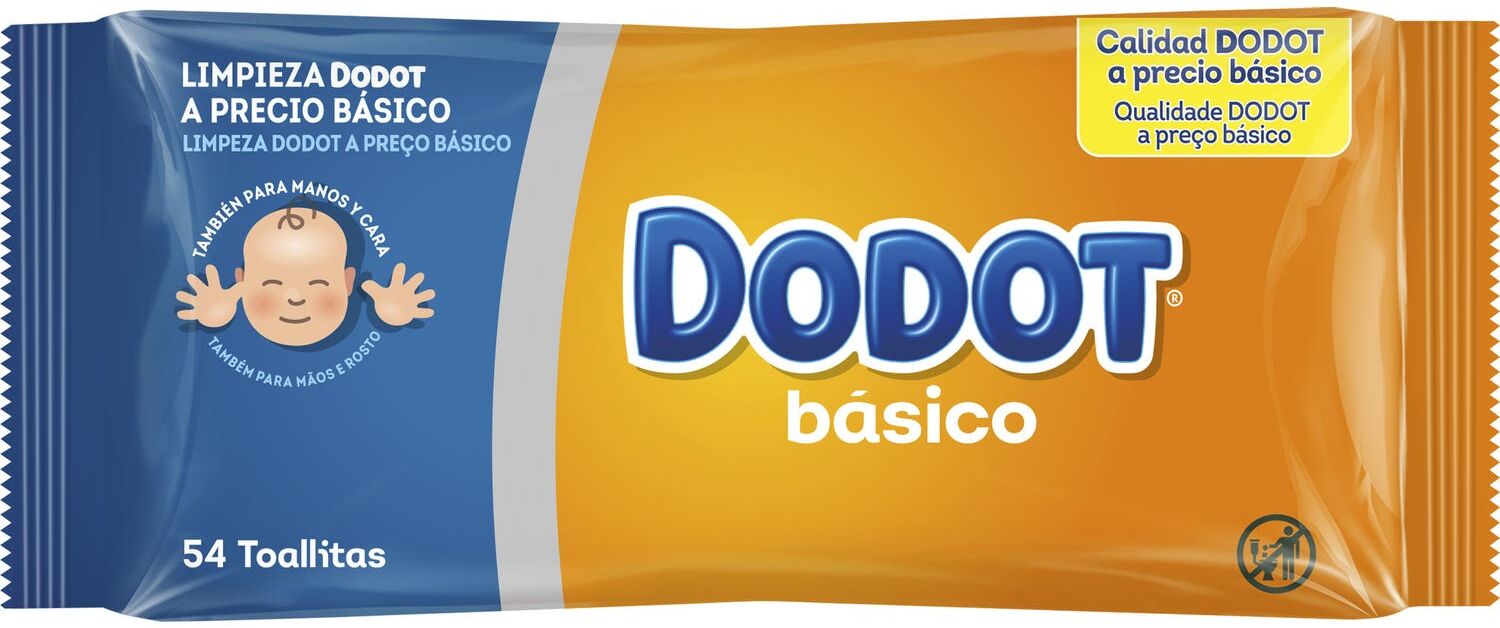 dodot Toallitas Básico 54 Unidades