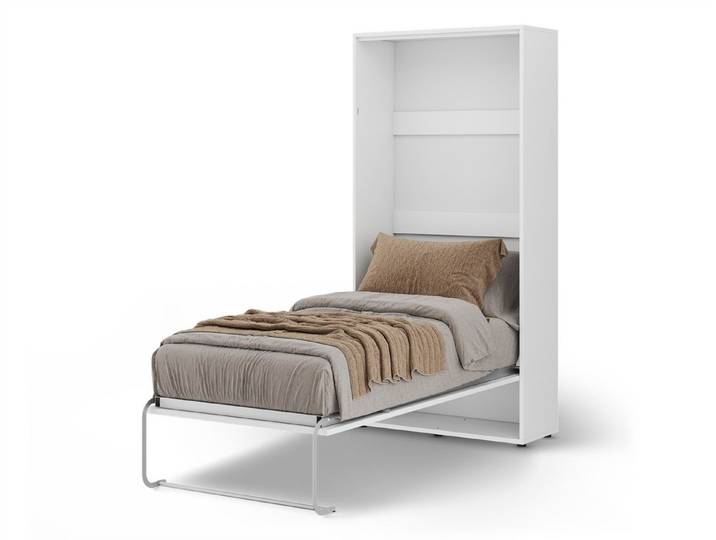 Fun Möbel Schrankbett Wandklappbett Gästebett GRITT Schrankgriff: Metall