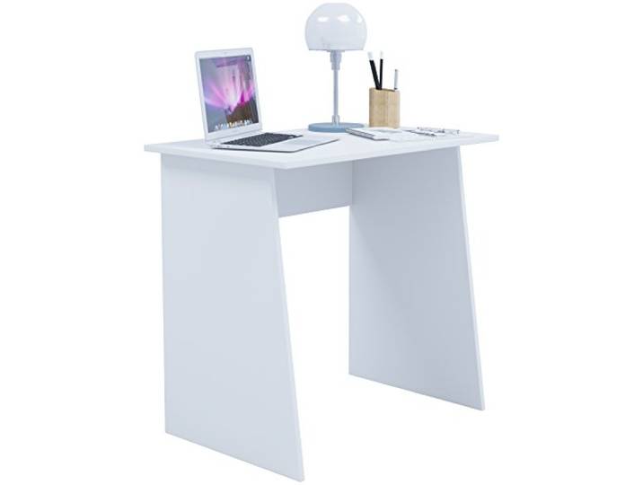 VCM Houten bureau Computerbureau Werkbureau Bureautafel Masola Mini Houten bureau Computerbureau Werkbureau Bureautafel Masola Mini Wit