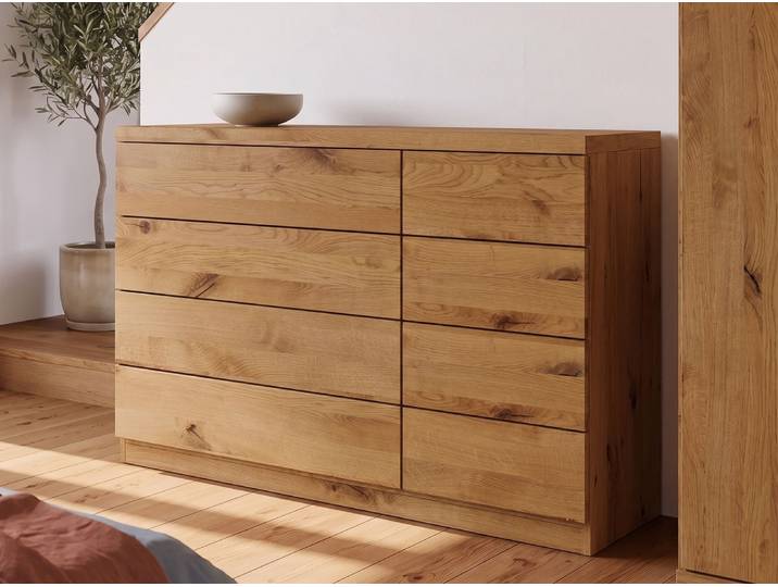 Kommode Wildeiche „Timon“ 150 cm Massivholz Wildeiche