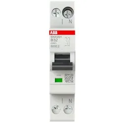 ABB SNX201-B32 Sicherungsautomat B-Char., 6KA, 1P+N, 32 A FlexLine Push-in Technologie 2CSS255301R0325 SNX201B32
