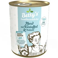 Bettys Landhausküche Sensitiv Pferd mit Kartoffel & Distelöl | 6x 400g