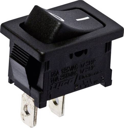 TE Connectivity 1-1571076-0 Wippschalter 1-1571076-0 250 V/AC 10A 1 x Aus/Ein rastend