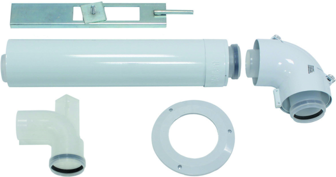 Vaillant Basis-Anschluss-Set 0020077523 Ø 60/100 mm, konzentrisch, DN 60 flexibel, PP