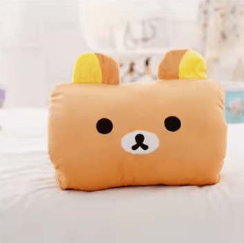 Uplift Curations HeroNap Plush Arm Pillow Cute Cartoon Hand Warmer Sleep Cushion For Kids light Bear