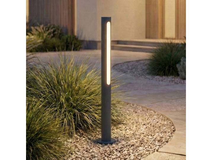 Liravel LED-Wegeleuchte, anthrazit, Höhe 60 cm, IP65 - Lindby - Terrasse - Modern - Aluminium - Einflammig