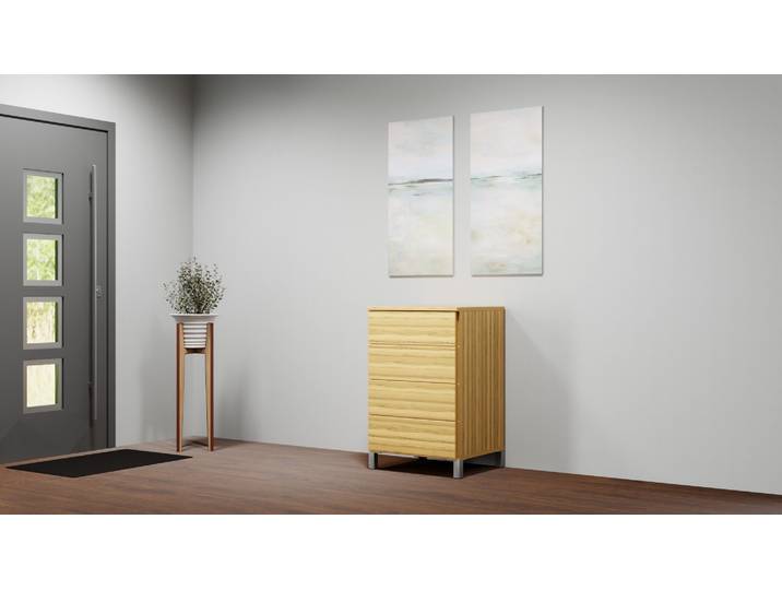 Schlichtes Sideboard nach Maß Kernbuche Natur geölt