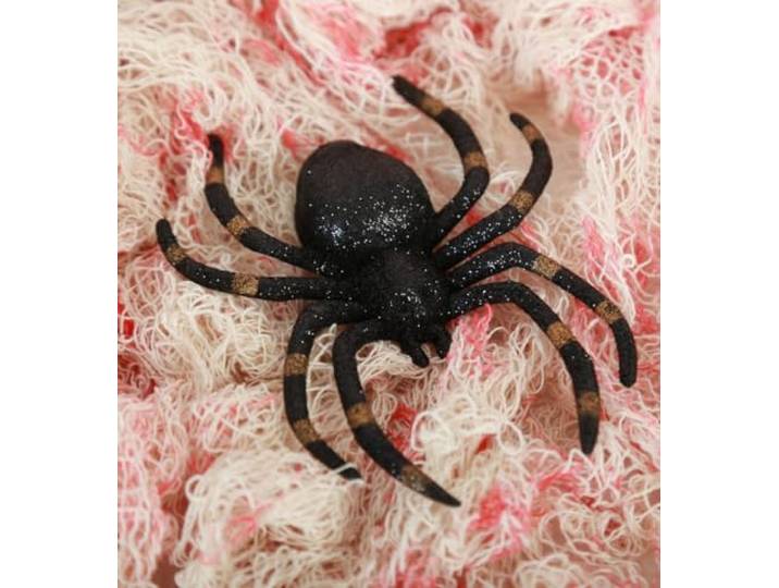 Decoratieve glitterspin voor Halloween, carnaval, feest