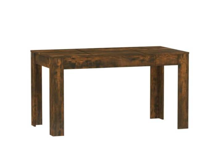 Esstisch Räuchereiche 140x74,5x76 cm Holzwerkstoff Rechteckige Tischfläche, Rauch-Eiche-Optik, Holzwerkstoff, einfache Pflege, Essbereich, Familienessen, Dinnerpartys