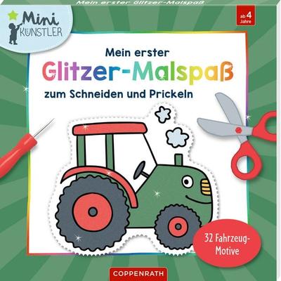 Mein erster Glitzer-Malspaß zum Schneiden und Prickeln, Zubehör von Maike Taddicken, Coppenrath, 978-3-649-65033-1