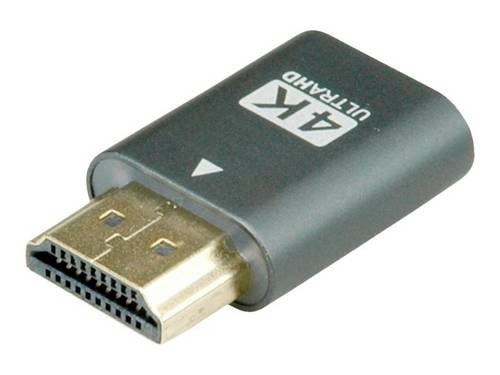 Value 14993447 HDMI EDID Emulator Schwarz 4K UHD