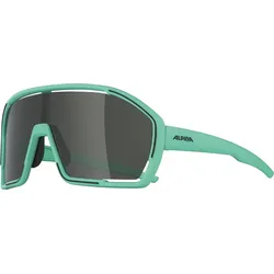 Sonnenbrille Alpina Bonfire Rahmen türkis matt, Glas grün, Kat.3