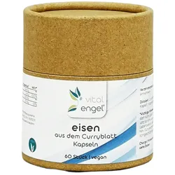 Eisen Kapseln (60 Stück)  - aus Curryblatt gewonnen - in ökol. Verpackung - Vita...