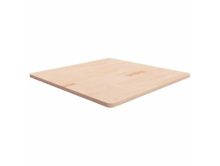 POUFGDR Quadratische Tischplatte, 90 x 90 x 2,5 cm, massives Eichenholz Oberfläche unbehandelt, lackierbar oder lackierbar, für Café, Restaurant, Couchtisch, Konsole