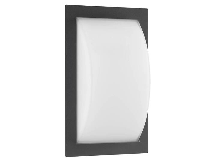 LCD Aussenwandleuchte mit Bewegungsmelder Ivett, schwarz, Aluminium, Modern