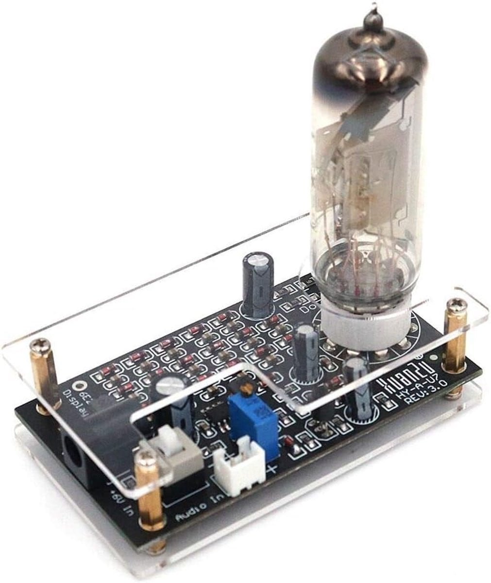 Magic Eye 6E2 EM87 Tube Preamp met Audio Mirror Display en VU Meter voor Muziekspectrum en Geluidsverbetering