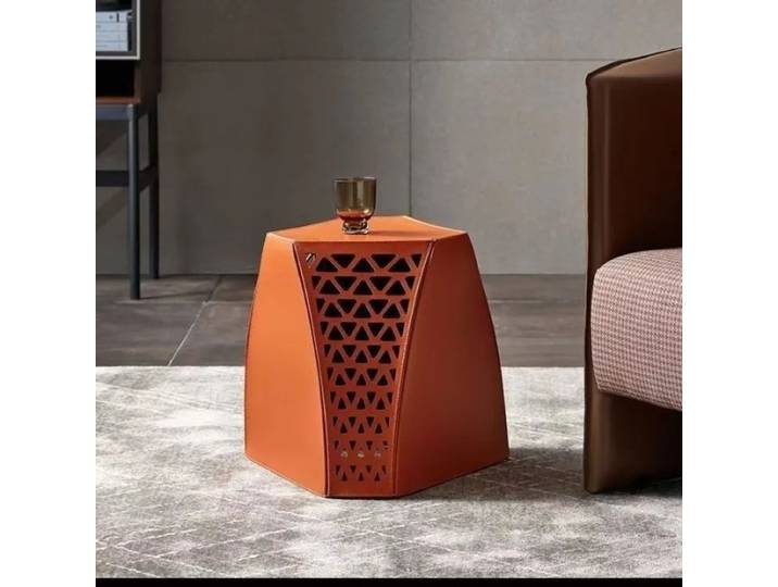 Maison lumière luxe selle chaussure changement creux tabouret salon créatif moderne lumière luxe repose-pieds concepteur maison Style