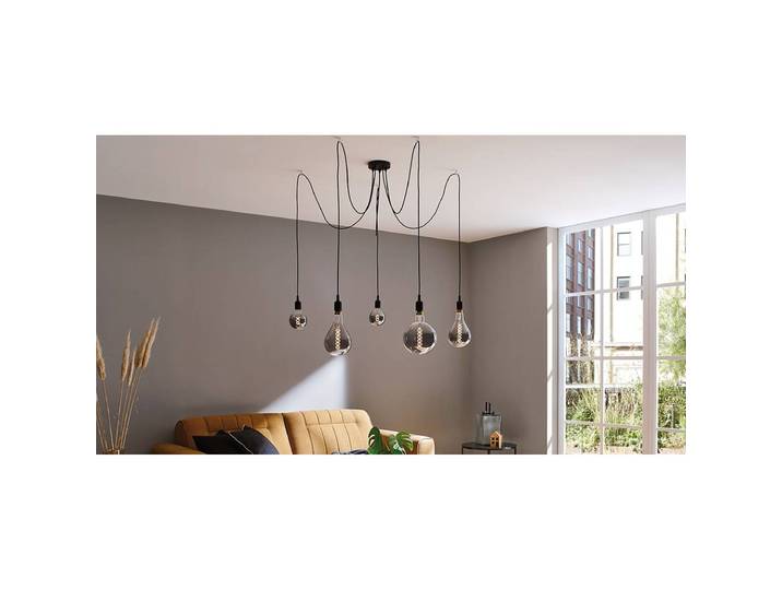 Suspension Neordic Ketil Ø 15cm Noir/Noir 5 Silicone E27