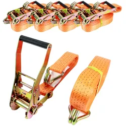 Baumarktplus 5x Spanngurte mit Ratsche Zurrgurt 2-tlg 10m 5t 5to 5000kg TÜV/GS