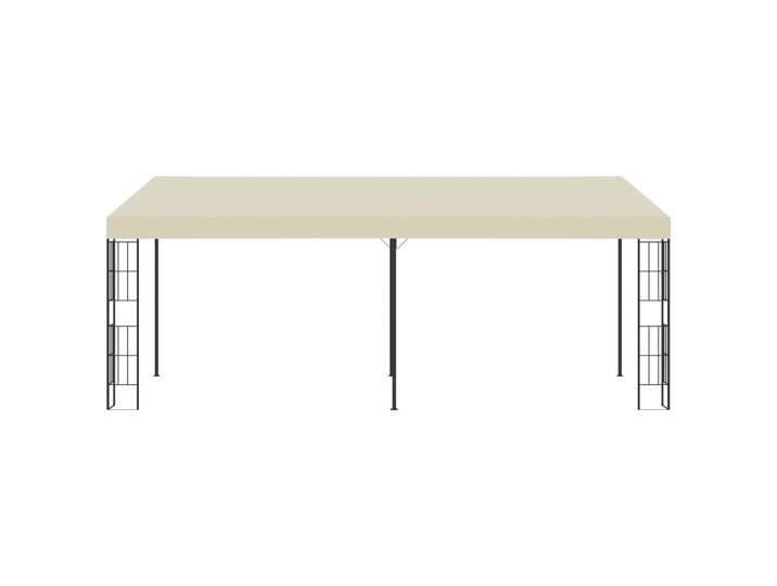 vidaXL Pavillon mural 3 x 6 m Tissu blanc crème