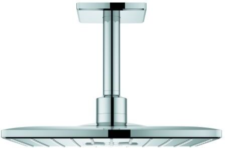 Grohe Rainshower SmartActive Cube 310 Kopfbrauseset 26481000, chrom, mit Deckenauslass 142 mm