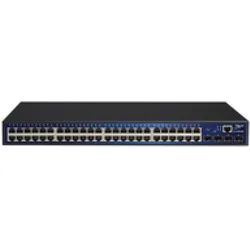 Allnet gemanaged L2 Gigabit Ethernet NetzwerkSwitch (48 Ports), Netzwerk Switch, Schwarz