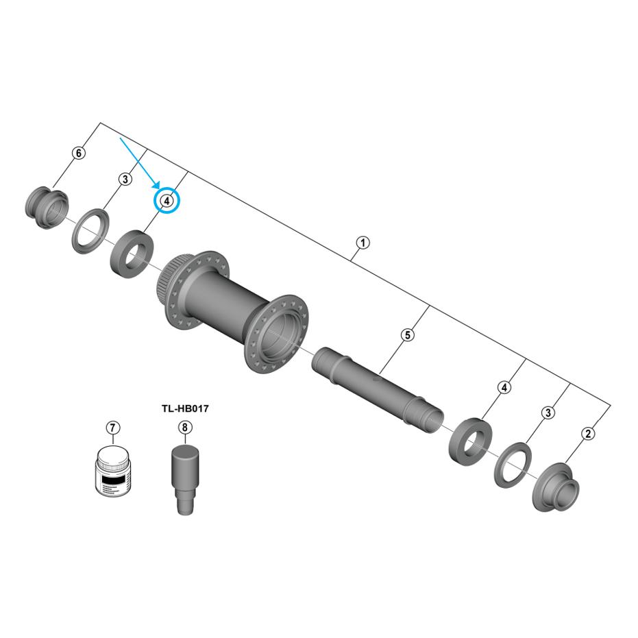 Shimano Industrielager HB-M8210-B (60379769)