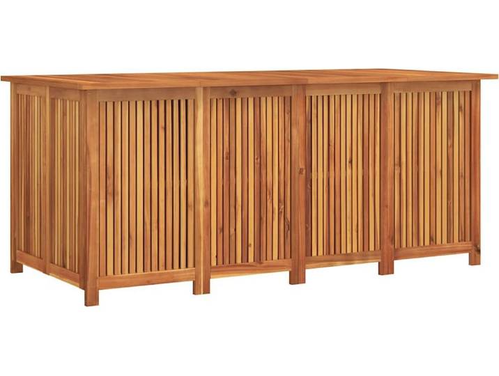 vidaXL Gartenbox 200x80x75 cm Massivholz Akazie