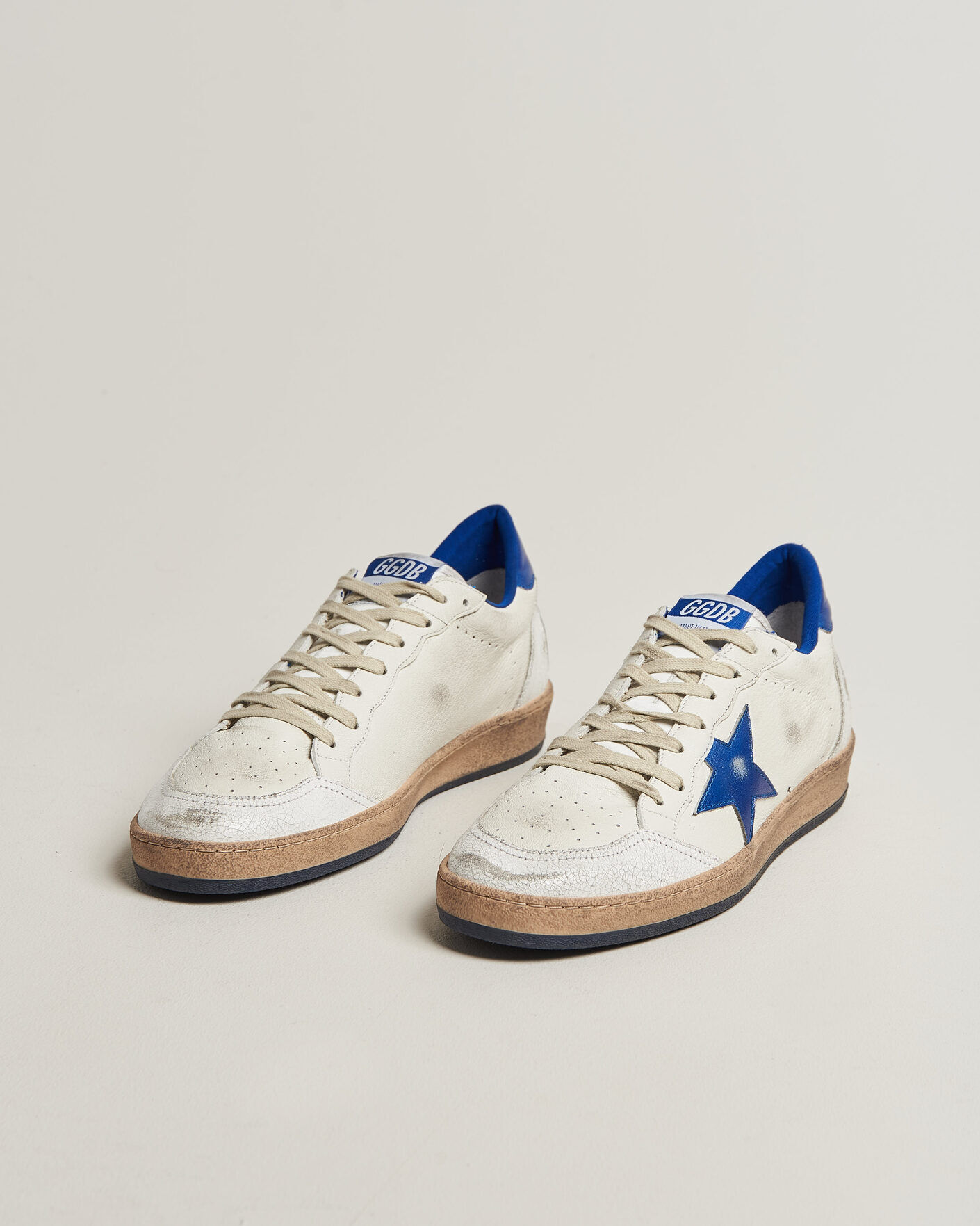Golden Goose Ball Star Sneakers White/Blue men 44 Hvid