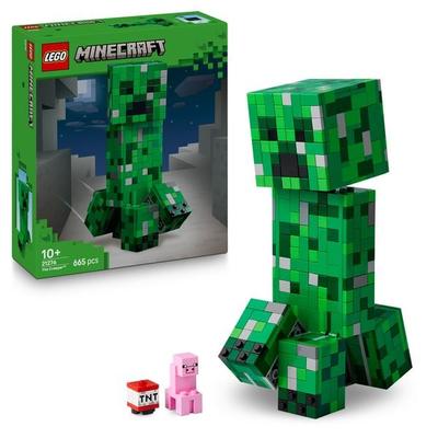 LEGO Minecraft 21276 Der Creeper, Gamer Spielzeug für Kinder ab 10