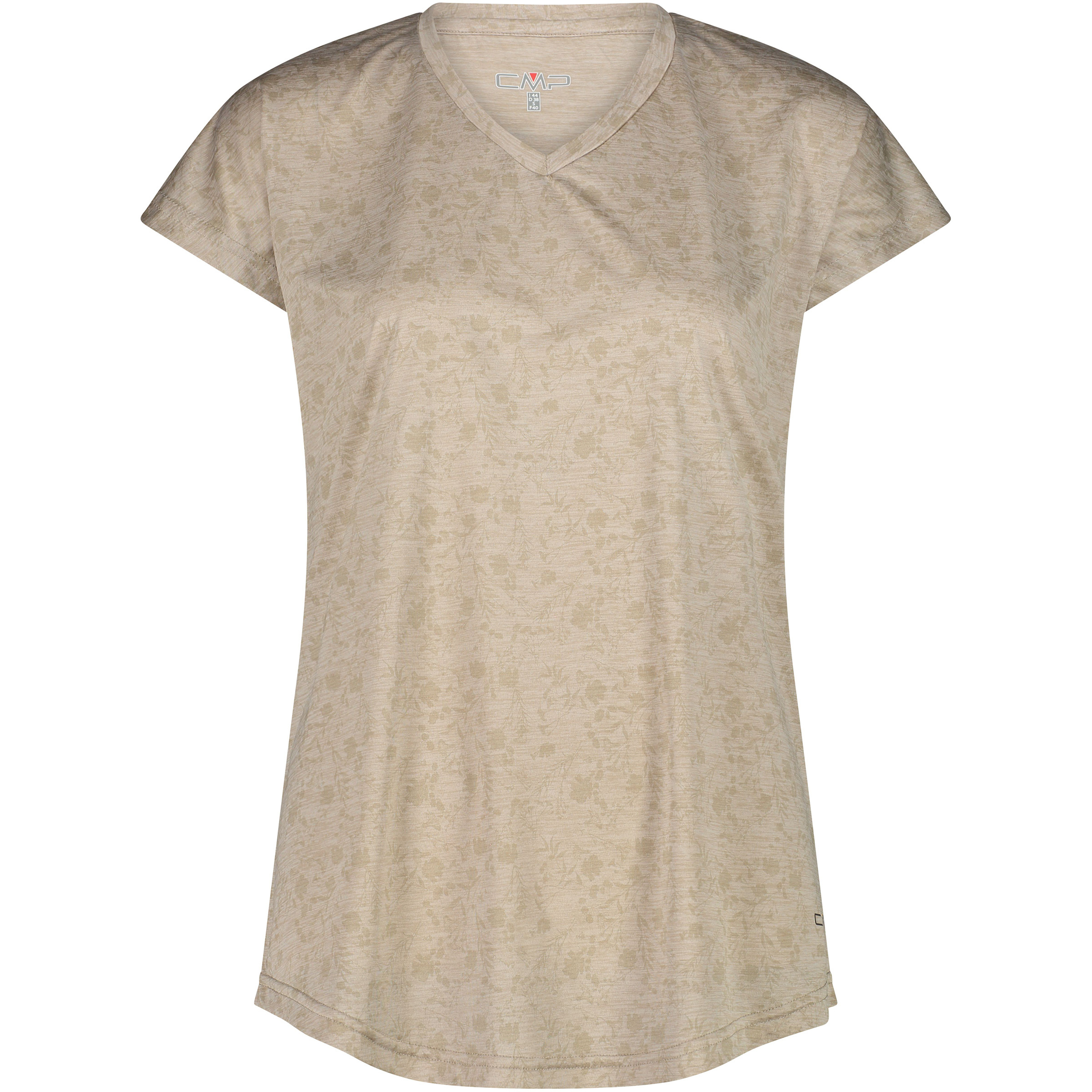 CMP Damen T-Shirts beige Größe XXL Trekking Atmungsaktiv