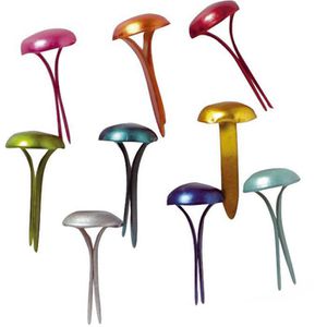 Rayher Musterbeutelklammern 8916149, Ø 4mm, Rundkopf, farbig sortiert, Länge 9mm, 100 Stück